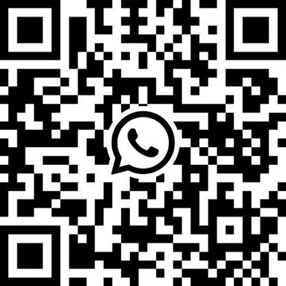 QR code to start a WhatsApp chat with Factuur Simpel